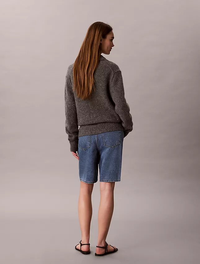 Denim Bermuda Şort Denim Bermuda Şort