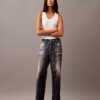 Denim Desenli Terzi Dikişli Pantolon Denim Desenli Terzi Dikişli Pantolon