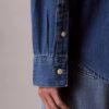 Denim Klasik Düğmeli Gömlek Denim Klasik Düğmeli Gömlek