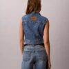 Denim Kolsuz Yelek