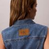 Denim Kolsuz Yelek