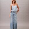 Denim Maxi Etek Denim Maxi Etek