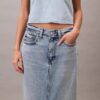 Denim Maxi Etek Denim Maxi Etek