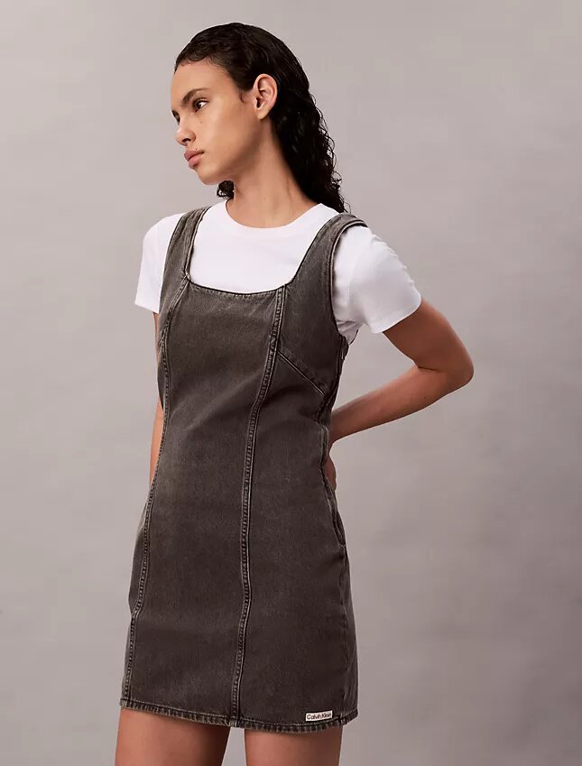 Denim Mini Elbiseler Denim Mini Elbiseler