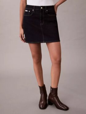Denim Mini Etek