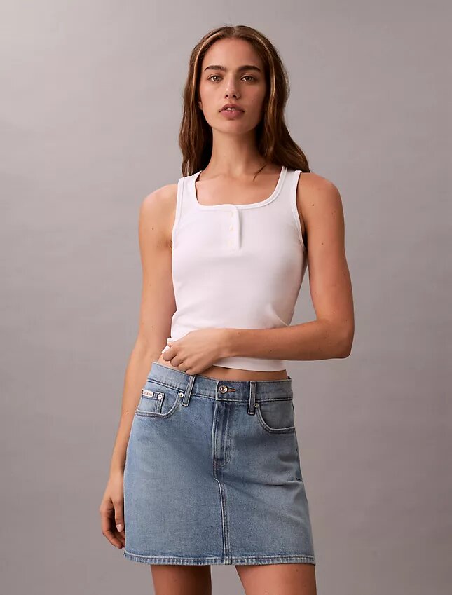 Denim Mini Etek Denim Mini Etek