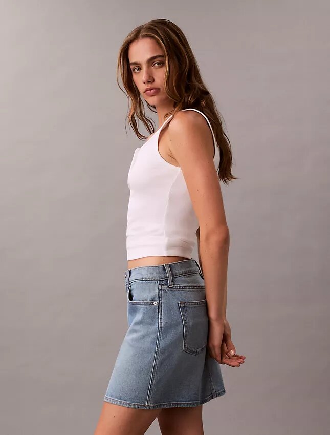 Denim Mini Etek Denim Mini Etek