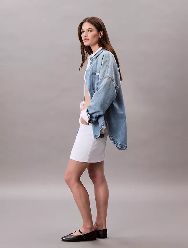 Denim Mini Etek Denim Mini Etek
