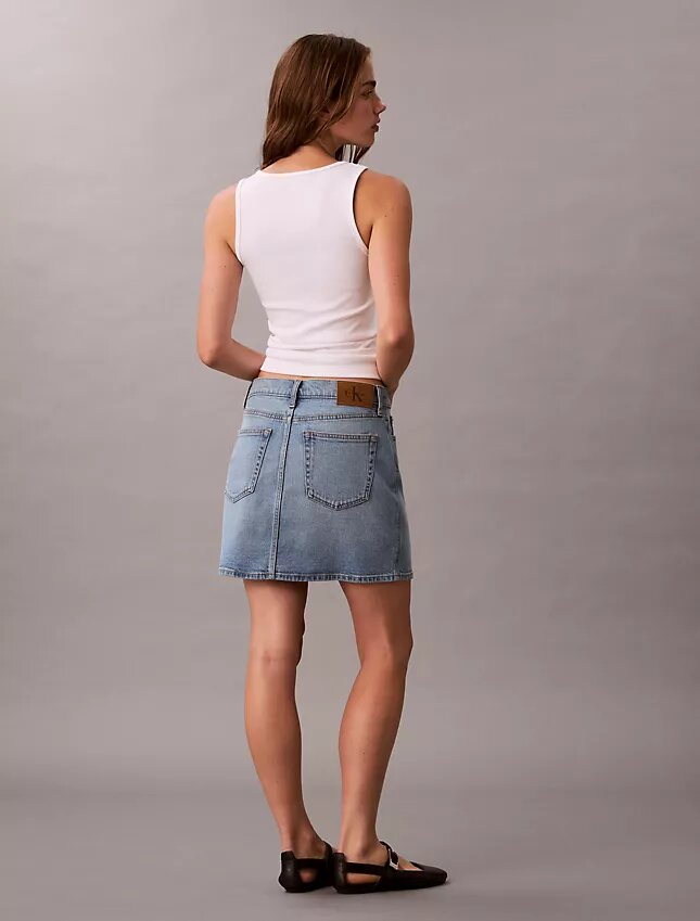 Denim Mini Etek Denim Mini Etek