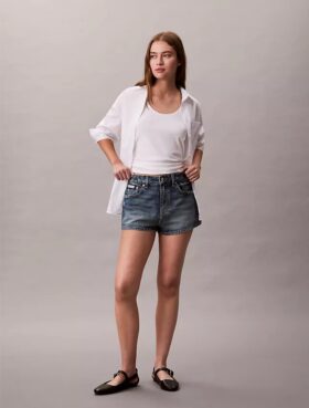 Denim Mini Şort