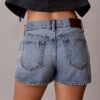 Denim Mini Şort
