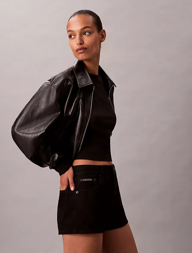 Denim Mini Şort Denim Mini Şort