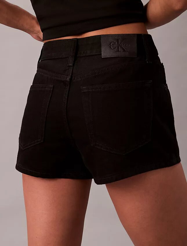 Denim Mini Şort Denim Mini Şort