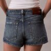Denim Mini Şort Denim Mini Şort