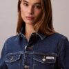 Denim Mini Trucker Elbise Denim Mini Trucker Elbise
