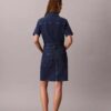 Denim Mini Trucker Elbise Denim Mini Trucker Elbise