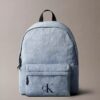 Denim Monogram Logolu Sırt Çantası Denim Monogram Logolu Sırt Çantası