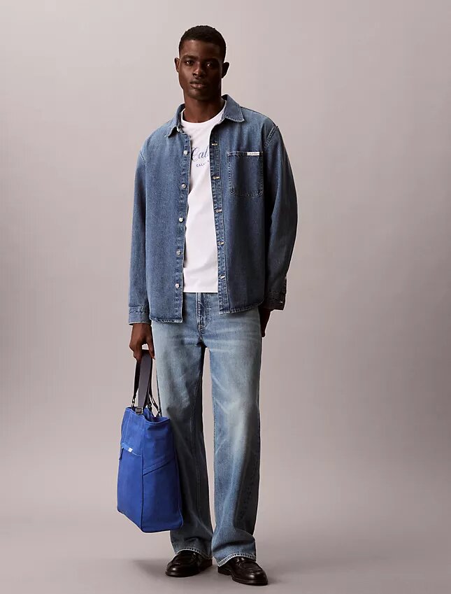 Denim Tote Çanta Denim Tote Çanta