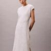 Desenli Midi Sheath Elbise Desenli Midi Sheath Elbise