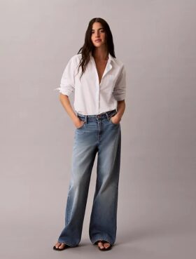 Düşük Bel Bol Kesim Jean