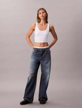 Düşük Bel Bol Kesim Jean
