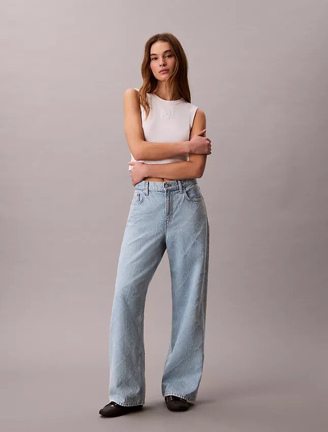Düşük Bel Bol Kesim Jean Düşük Bel Bol Kesim Jean