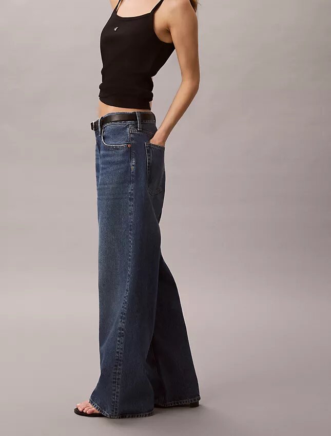 Düşük Bel Bol Kesim Jean Düşük Bel Bol Kesim Jean