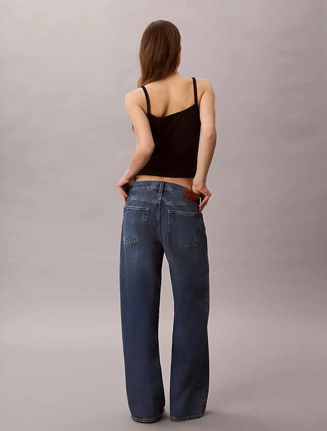 Düşük Bel Bol Kesim Jean Düşük Bel Bol Kesim Jean