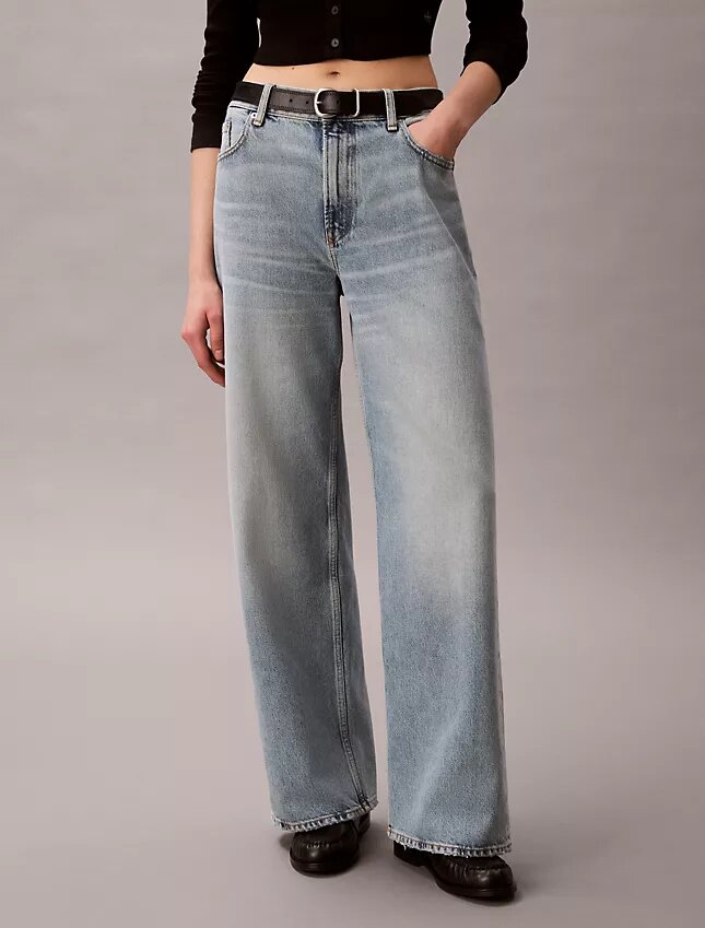Düşük Bel Bol Kesim Jean Düşük Bel Bol Kesim Jean