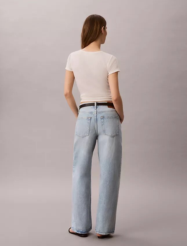 Düşük Bel Bol Kesim Jean Düşük Bel Bol Kesim Jean