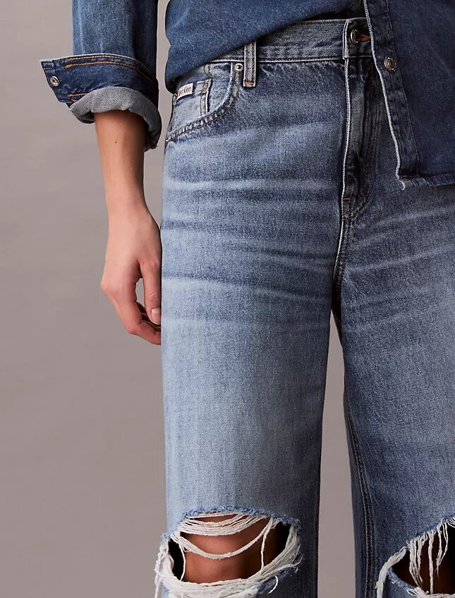Düşük Bel Bol Kesim Jean Düşük Bel Bol Kesim Jean