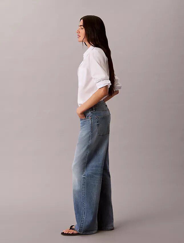 Düşük Bel Bol Kesim Jean Düşük Bel Bol Kesim Jean