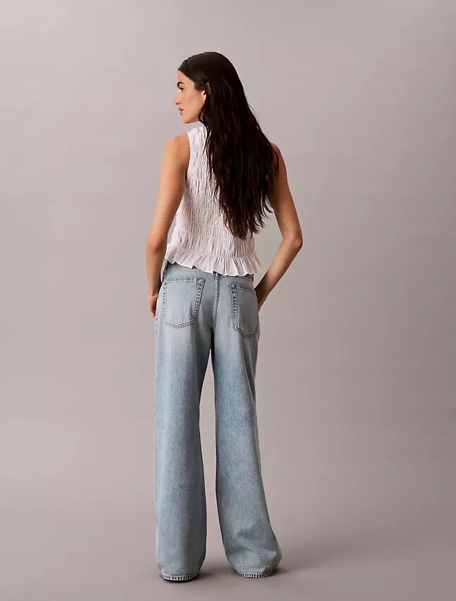 Düşük Bel Bol Kesim Jean Düşük Bel Bol Kesim Jean