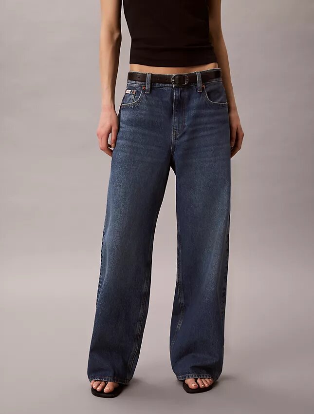 Düşük Bel Bol Kesim Jean Düşük Bel Bol Kesim Jean