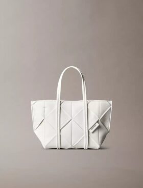 Dokuma Mini Tote Çapraz Askılı Çanta