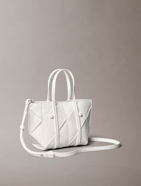 Dokuma Mini Tote Çapraz Askılı Çanta