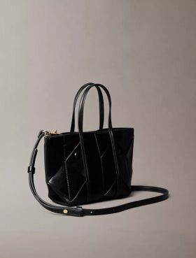 Dokuma Mini Tote Çapraz Askılı Çanta