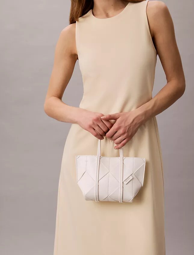 Dokuma Mini Tote Çapraz Askılı Çanta Dokuma Mini Tote Çapraz Askılı Çanta