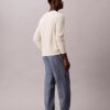 Düz Kesim Chambray Çekip Giyilen Pantolon Düz Kesim Chambray Çekip Giyilen Pantolon