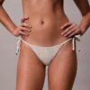 Düz Yan Bağcıklı Swim Bikini Alt Giyim