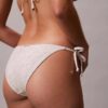 Düz Yan Bağcıklı Swim Bikini Alt Giyim