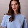 El yazısı Calvin Klein Grafikli Boxy Tişört