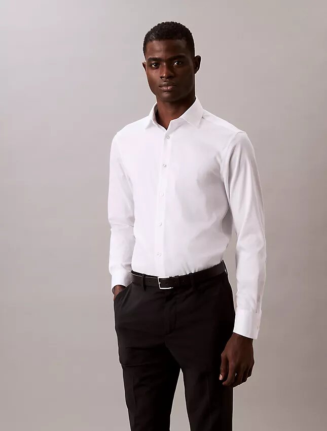 Çelik Rengi Düz Slim Fit Düğmeli Gömlek Çelik Rengi Düz Slim Fit Düğmeli Gömlek