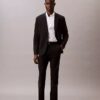 Çelik Rengi Düz Slim Fit Düğmeli Gömlek Çelik Rengi Düz Slim Fit Düğmeli Gömlek