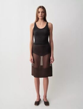 Ella Nervürlü Tank Top