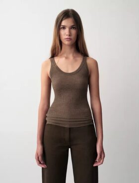 Ella Nervürlü Tank Top