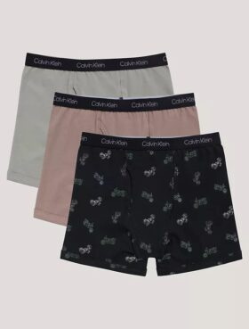Erkek Çocuk Cotton Stretch 3’lü Boxer Brief Seti