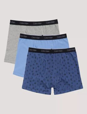 Erkek Çocuk Cotton Stretch 3’lü Boxer Brief Seti