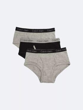 Erkek Çocuk Cotton Stretch Logolu 3’lü Paket Külot