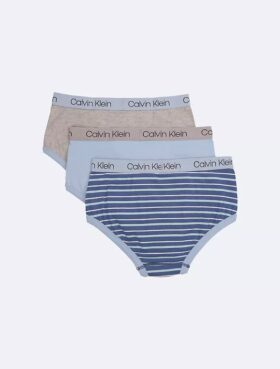 Erkek Çocuk Cotton Stretch Logolu 3’lü Paket Külot